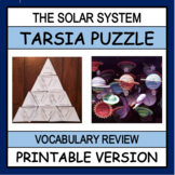 Solar System TARSIA Puzzle | Print, Cut & Ready to Go