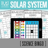 Solar System Vocabulary Review Game | Science BINGO