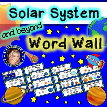 Preview of Solar System and Beyond Word Wall