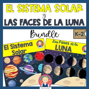 Preview of Solar System and Phases of the Moon IN SPANISH | The Bundle