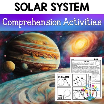 Preview of Solar System Activities Reading Passages Worksheets Project Phases of the Moon