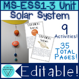 Solar System and Planets Activities: MS-ESS1-3 Planets Uni