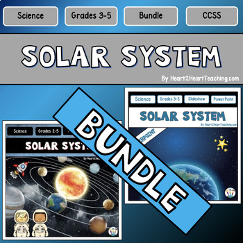 Preview of The Solar System Activities Bundle Passages Worksheets Powerpoint Print+Digital