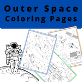Solar System and Planets Coloring Pages -Outer Space Color