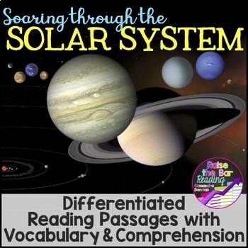 Preview of Solar System and Planets Leveled Reading Passages with Comprehension Questions