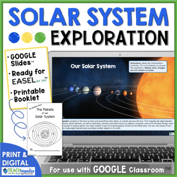 Preview of Solar System and Planets Reading Comprehension Passages and Question Booklet