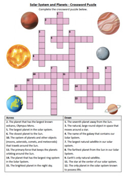 learning the planets worksheets