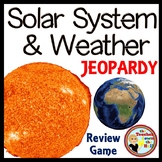 Solar System and Weather Game Show Review Game Whole Group