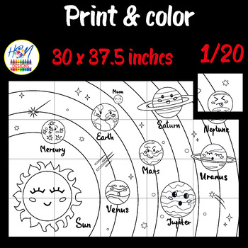 Preview of Solar System Project Poster Planet Space Craft Astronomy Bulletin Board Activity