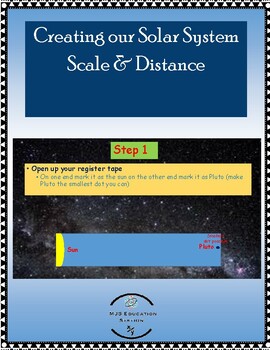 Creating a Solar System Scale & Distance activity by MJS Education Station