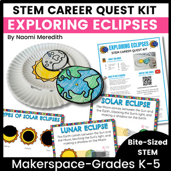 Preview of Solar and Lunar Eclipse STEM Activity Easy, Low-Prep