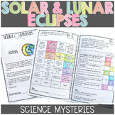 Solar and Lunar Eclipse Science Mystery Review and Practice Sheet