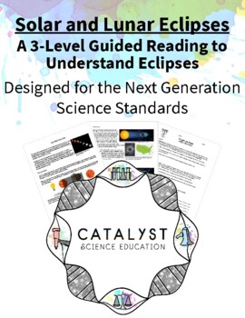 Preview of Solar and Lunar Eclipses - 3-Level Guided Reading to Understand Eclipses