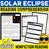 Solar eclipse 2024 Reading Comprehension Passage & questio