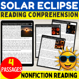 Solar eclipse 2024 Reading Comprehension Passages & questi