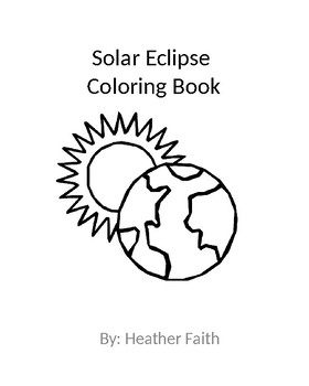 Preview of Solar eclipse Coloring Book