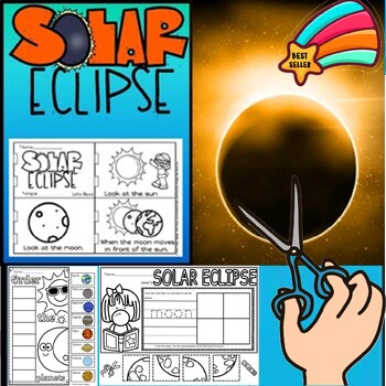 Preview of Solar eclipse little book(plus foldable booklet)
