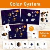Solar system and planets activity. Matching, labeling.The 
