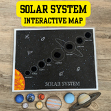 Solar system memory game, learning planets, space activity