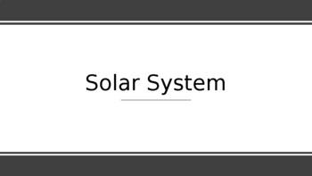 Preview of Solar system power point