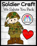 Soldier Craft for Veterans Day Thank You: USA, America, Pa