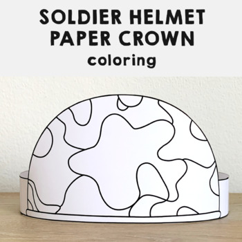 MEMORIAL DAY CRAFTS POPPY HAT TEMPLATES OR HEADBAND MAY COLORING CUTTING  CROWN