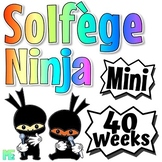 Solfège Ninja | Mini | 40 Week Choir Ninja Curriculum for Chorus