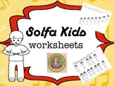 Solfa Kids song worksheets