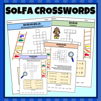 Preview of Solfa Listening Crosswords!