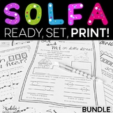 Solfa Ready, Set, Print! - A Growing Bundle