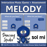 Solfege | Sol Mi Interactive Melody Game + Assessment {Dan