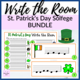 Solfa St. Patrick's Day Write the Room BUNDLE for Solfege 
