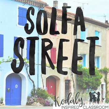 Preview of Solfa Street: Slides and Bulletin Board Printables