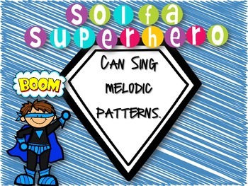 Preview of Solfa Superhero Printables {Freebie}