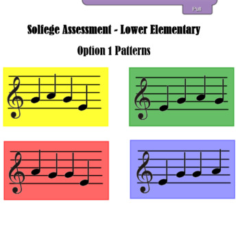 Preview of Solfege Assessment - Lower Elementary