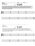 Solfege Composition- Treble Clef, Key of F