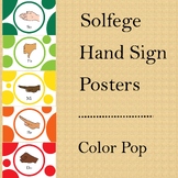 Solfege Curwen Hand Sign Posters | Color Pop
