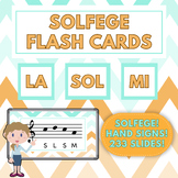 Solfege Flash Cards: La Sol Mi