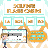 Solfege Flash Cards: La Sol Mi Do