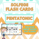 Solfege Flash Cards: La Sol Mi Re Do [Pentatonic]