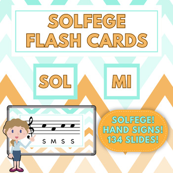 Preview of Solfege Flash Cards: Sol Mi