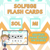 Solfege Flash Cards: Sol Mi