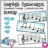 Solfege Flashcards Bundle - Diamond Theme