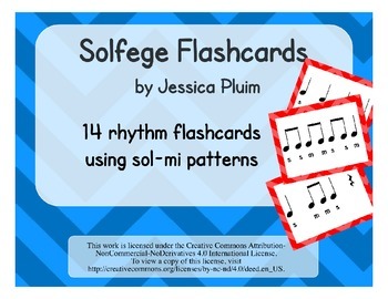Preview of Solfege Flashcards: sol-mi