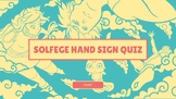 Solfege Hand Sign Online/Virtual Game, 30 Questions, Anime Themed