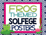 Solfege Hand Sign Posters (Frog Theme)