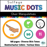 Solfege Hand Signs & Music Dots for Choir [Diatonic w/ Div
