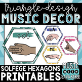 Solfège Handsign Hexagons {Geometric Triangles Theme}