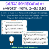Solfege Identification Worksheet #1 (google slide version)