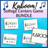 Solfege Kaboom! BUNDLE // Printable solfa game for Element